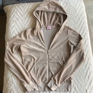 Juicy Couture light blown zip up jacket